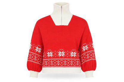 Womens UK Size 10 Missguided Red Pullover Jumper