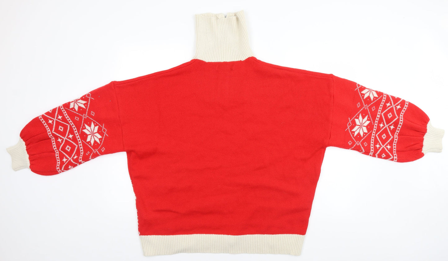 Womens UK Size 10 Missguided Red Pullover Jumper