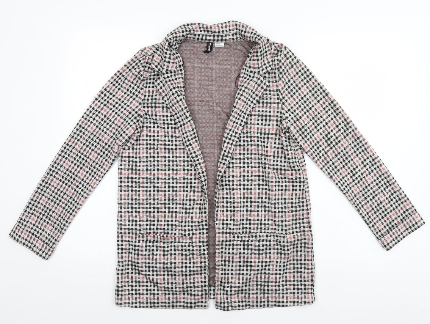 Divided Womens Grey Houndstooth  Jacket  Size 4