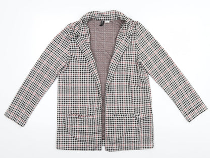 Divided Womens Grey Houndstooth  Jacket  Size 4