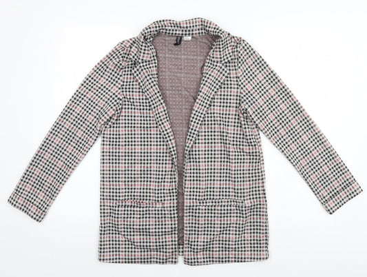 Divided Womens Grey Houndstooth  Jacket  Size 4