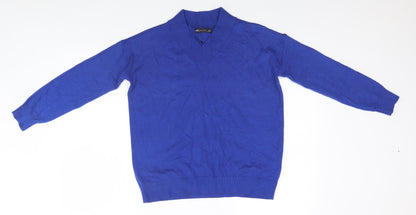 Marks and Spencer Mens Blue   Pullover Jumper Size S