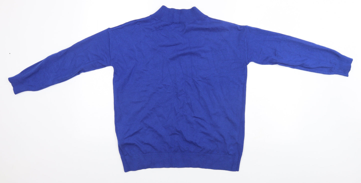 Marks and Spencer Mens Blue   Pullover Jumper Size S