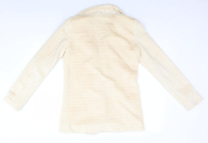 Belle Womens Beige   Overcoat Coat Size M