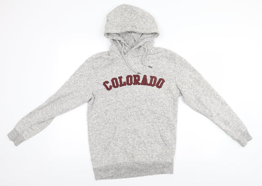 TU Mens Grey   Pullover Hoodie Size XS  - Colorado