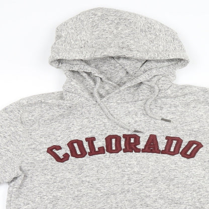 TU Mens Grey   Pullover Hoodie Size XS  - Colorado