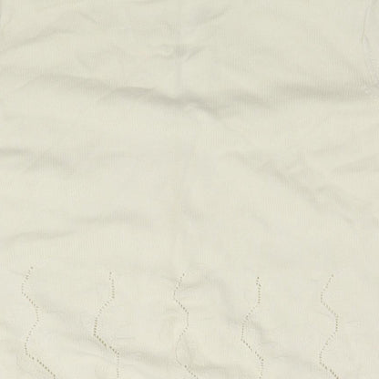 Womens UK Size  Preworn Ivory Cardigan Jumper