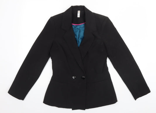 Womens UK Size 8 Denim & Co. Black Jacket