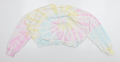 Womens UK Size S PRETTYLITTLETHING Multicoloured Pullover Jumper