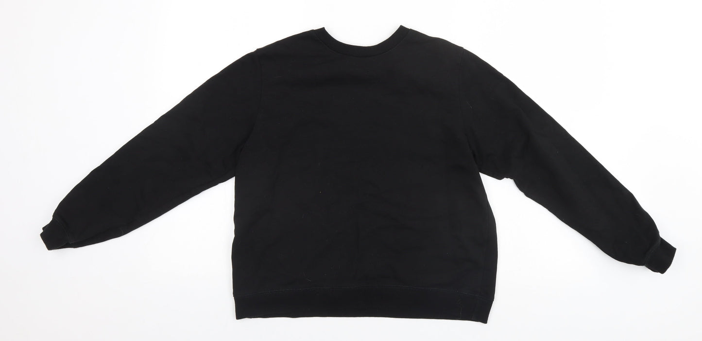 Womens UK Size 10 ASOS Black Pullover Jumper