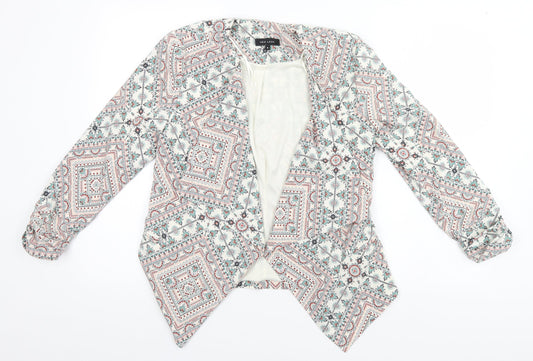 New Look Womens Beige Paisley  Jacket  Size 8