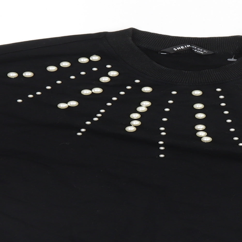 SheIn Womens Black   Pullover Jumper Size M