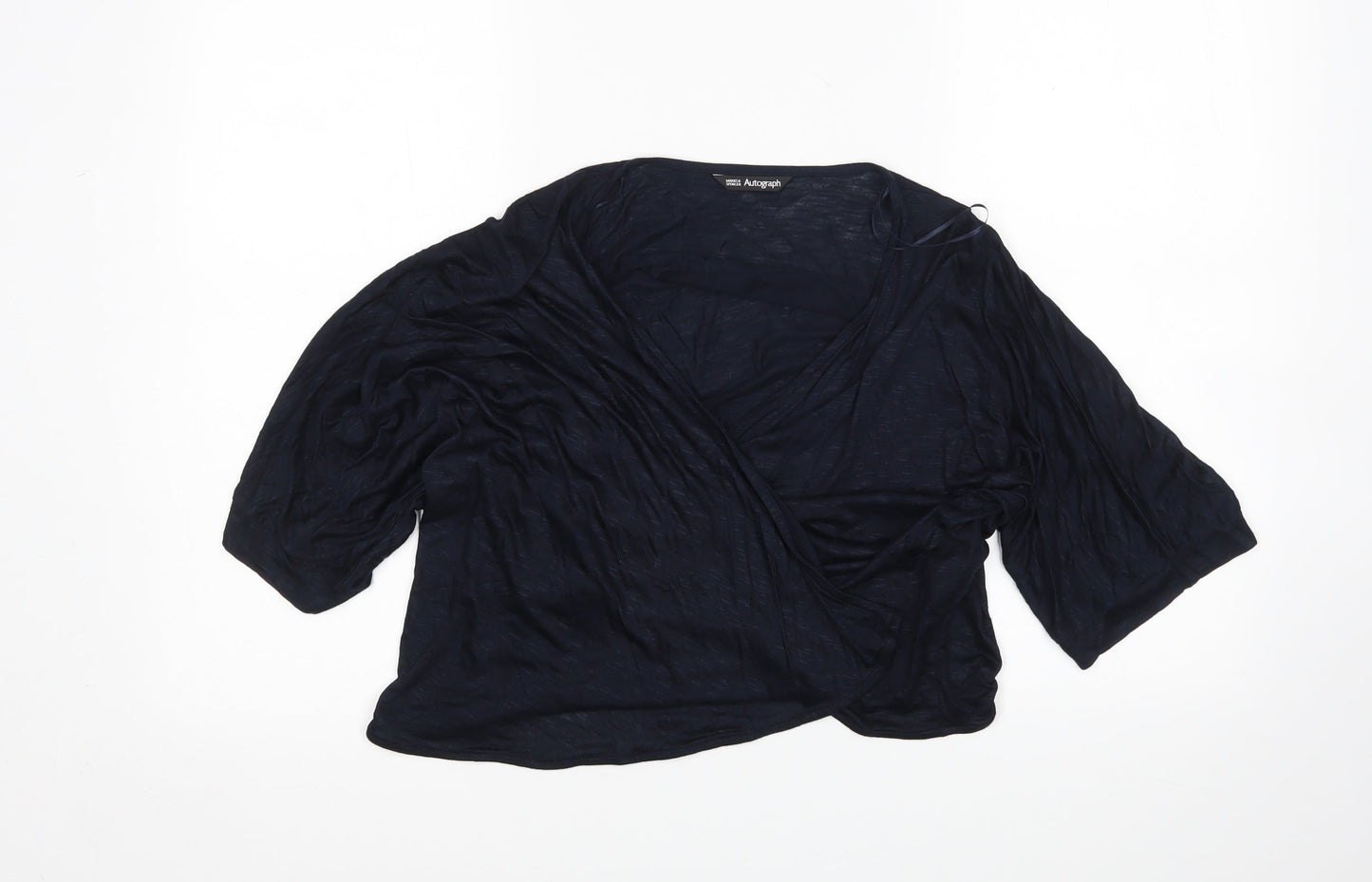 Womens UK Size 14 M&S Blue Cardigan Jumper
