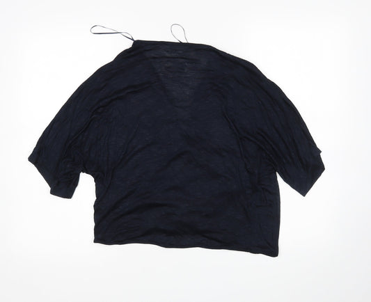 Womens UK Size 14 M&S Blue Cardigan Jumper