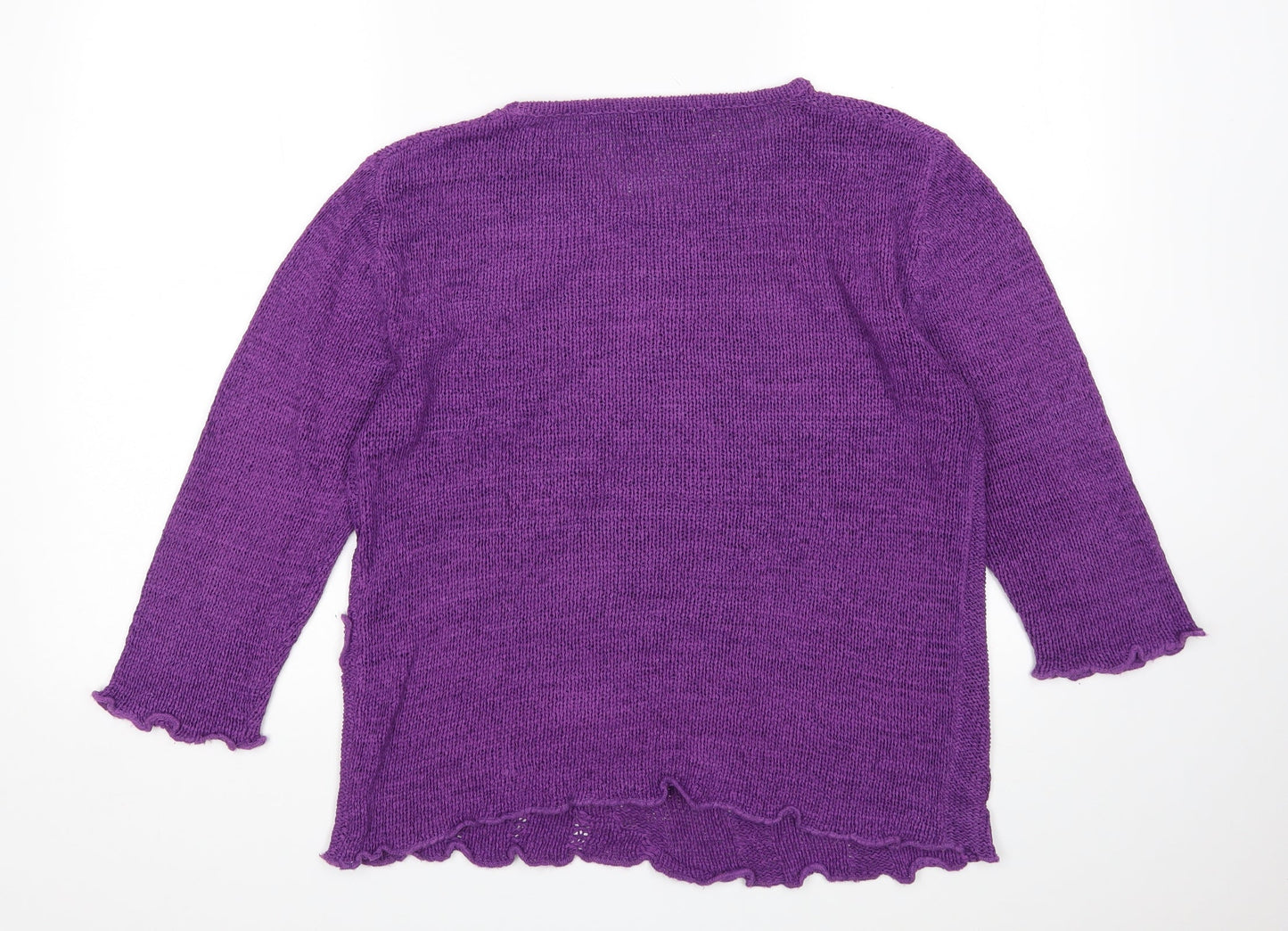 Womens UK Size M Inspire Collection Purple Pullover Jumper