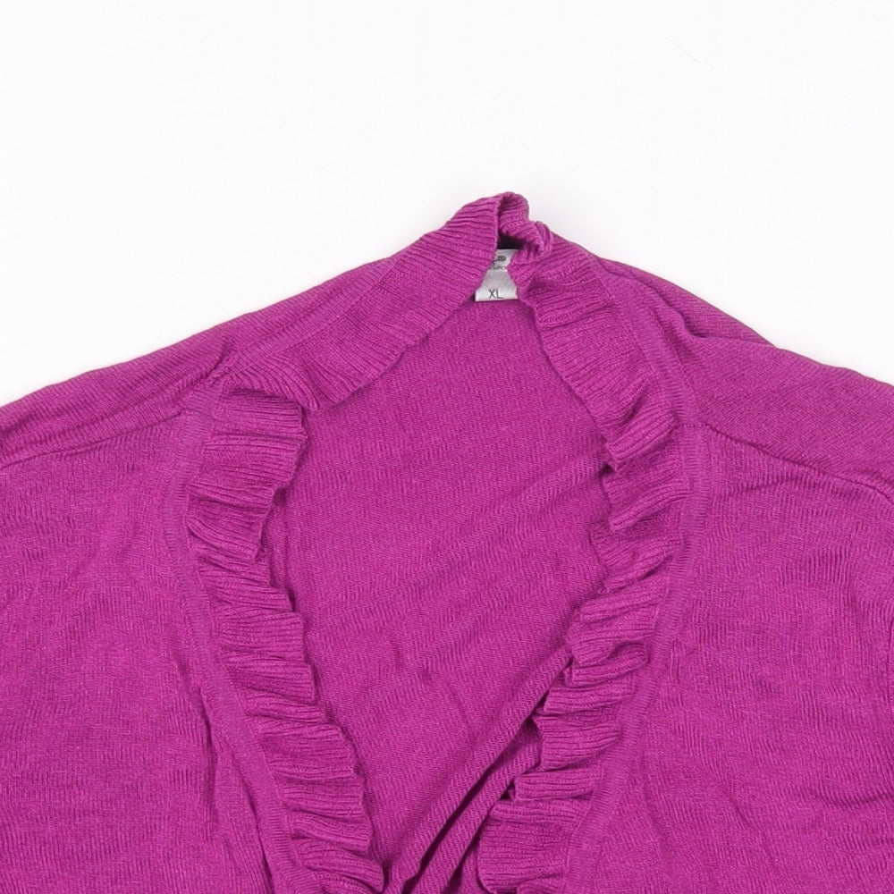 Womens UK Size XL Klass Purple Cardigan Jumper