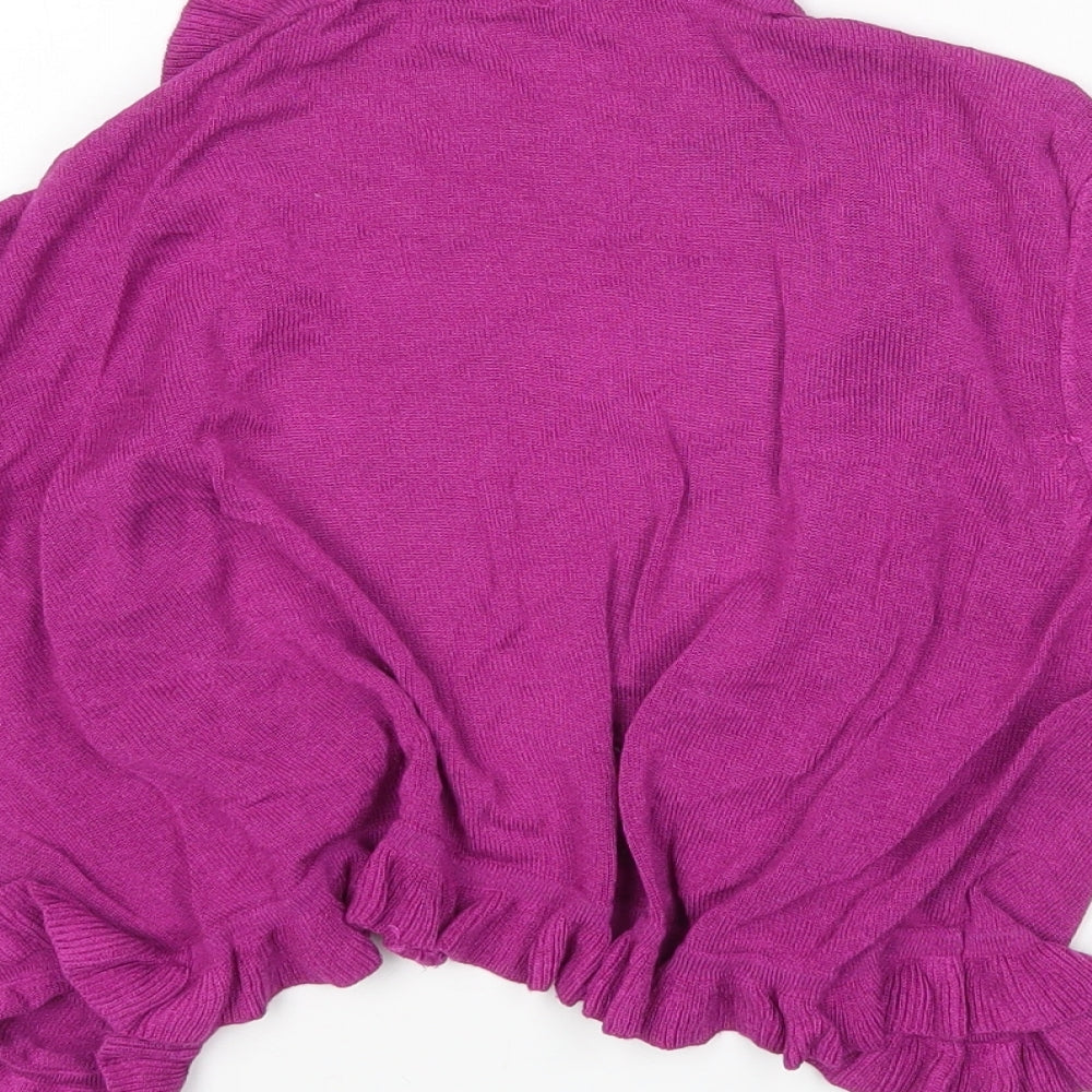 Womens UK Size XL Klass Purple Cardigan Jumper