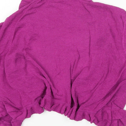 Womens UK Size XL Klass Purple Cardigan Jumper