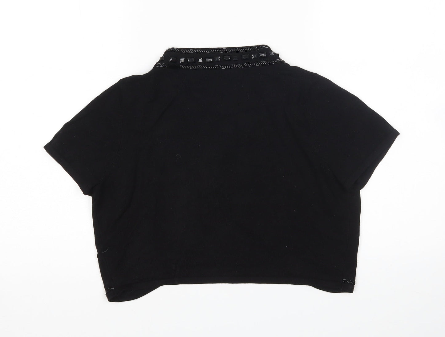 Womens UK Size 12 Debenhams Black Cardigan Jumper