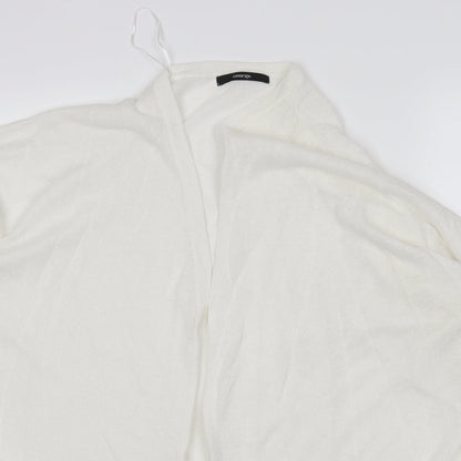 George Womens White   Cardigan Jumper Size L
