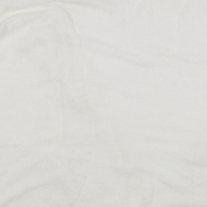 George Womens White   Cardigan Jumper Size L