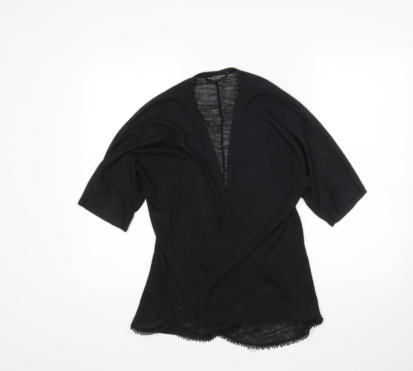 Womens UK Size M Dorothy Perkins Black Cardigan Jumper