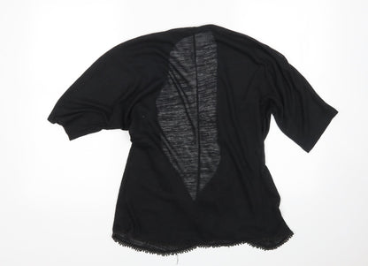 Womens UK Size M Dorothy Perkins Black Cardigan Jumper