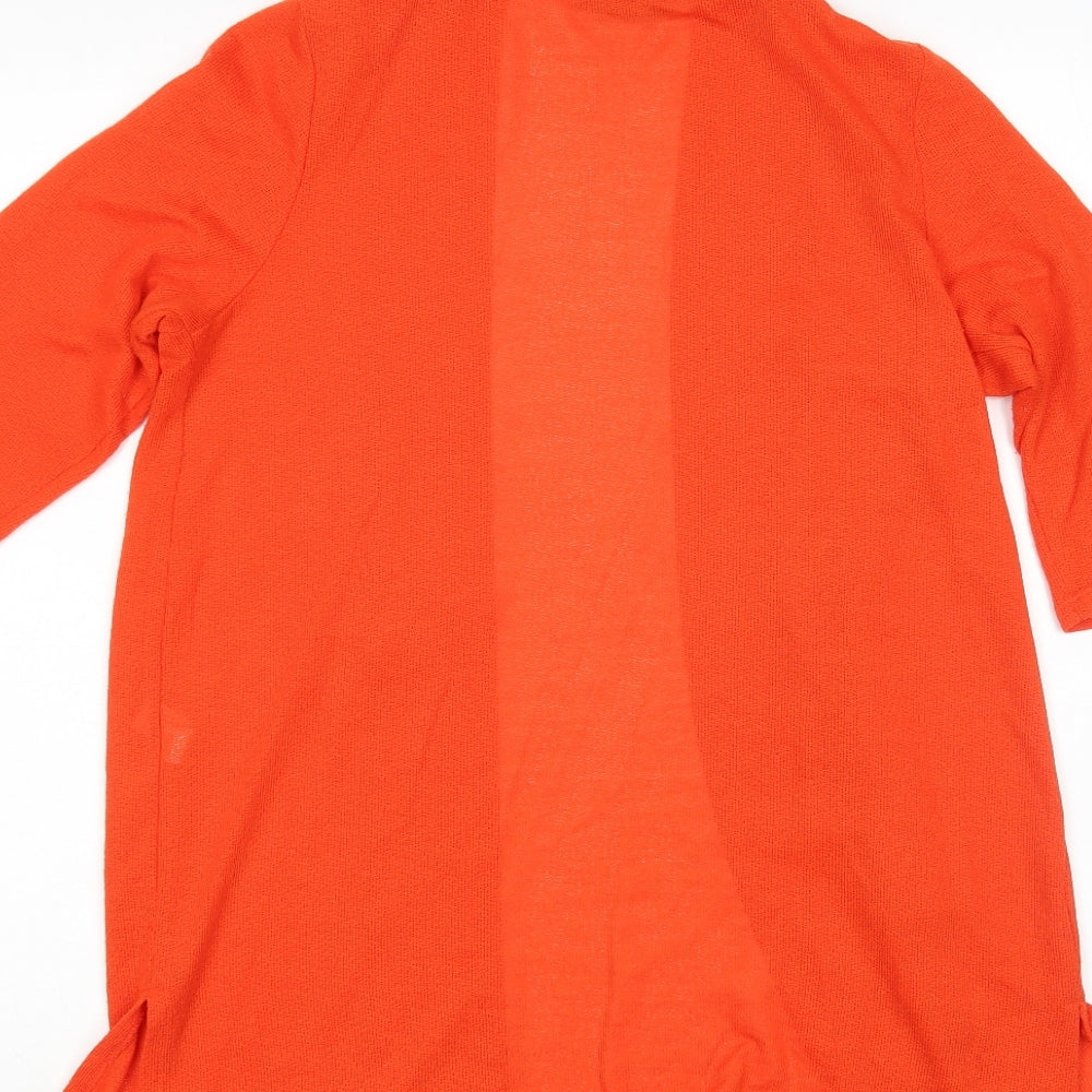 George Womens Orange   Cape Jumper Size 14