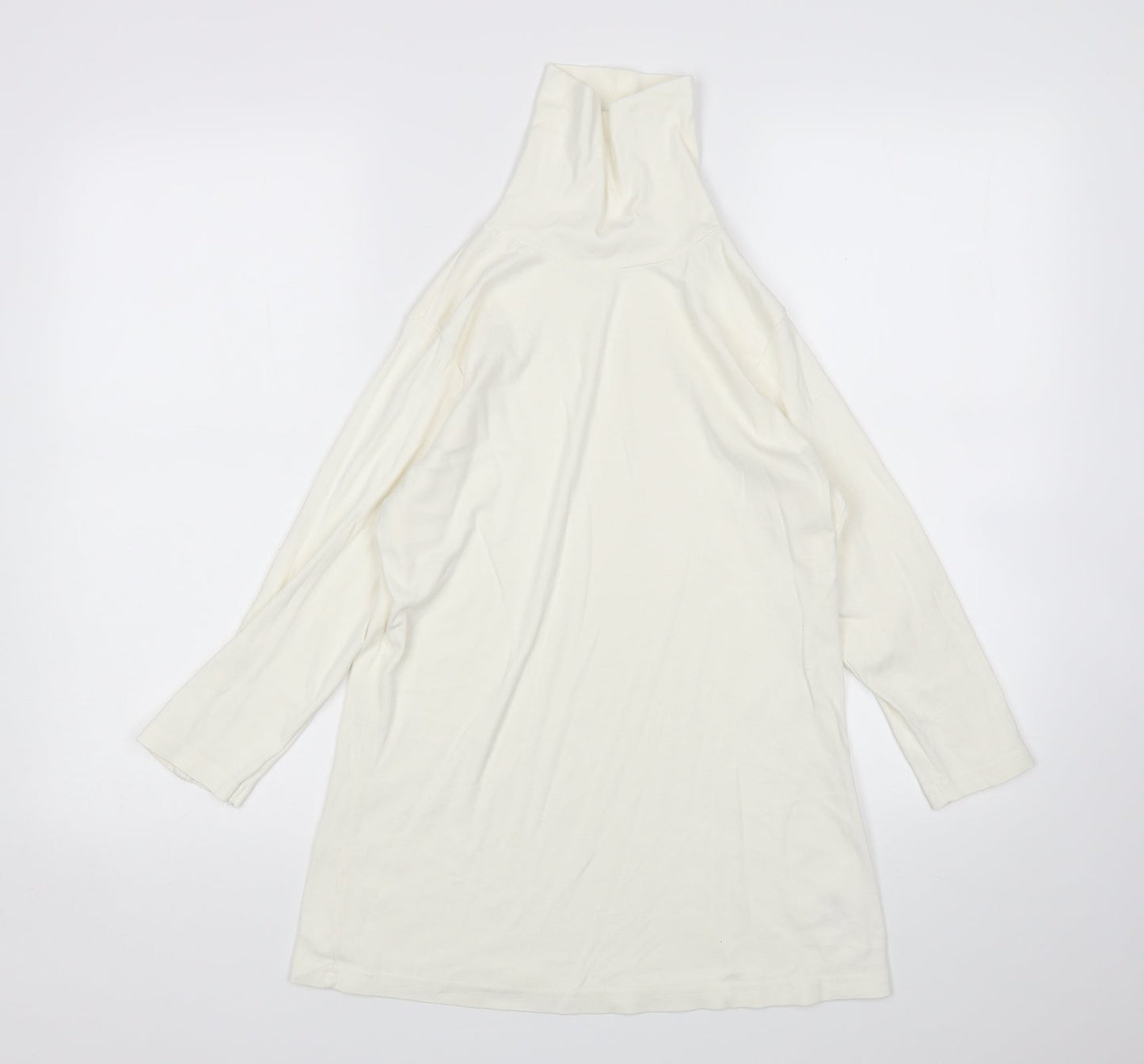 Womens UK Size 18 Evie White Basic T-Shirt