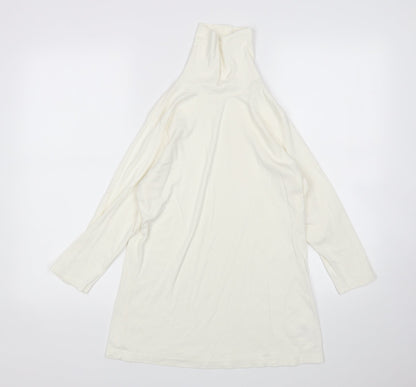 Womens UK Size 18 Evie White Basic T-Shirt
