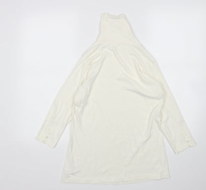 Womens UK Size 18 Evie White Basic T-Shirt