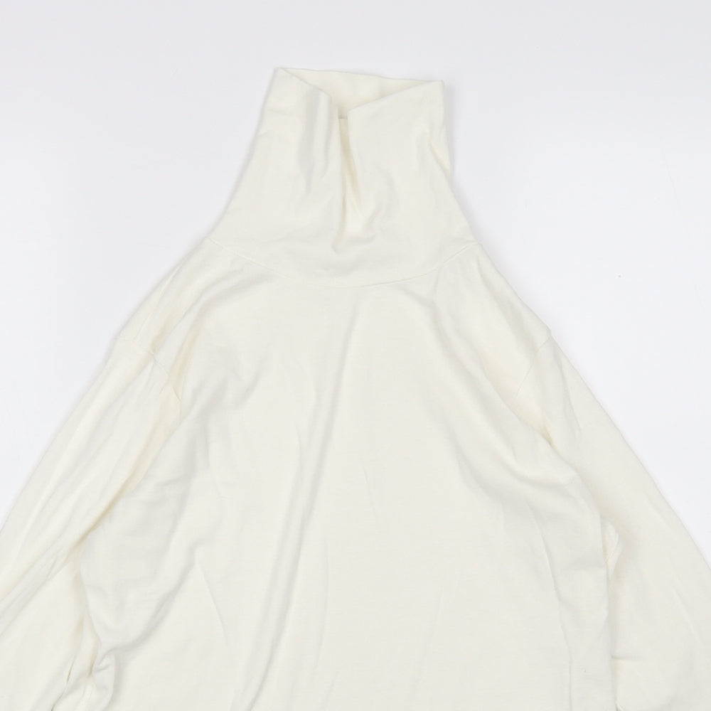 Womens UK Size 18 Evie White Basic T-Shirt