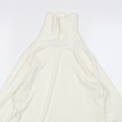 Womens UK Size 18 Evie White Basic T-Shirt