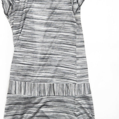 Womens UK Size 12 Miss Selfridge Grey Cardigan Jumper