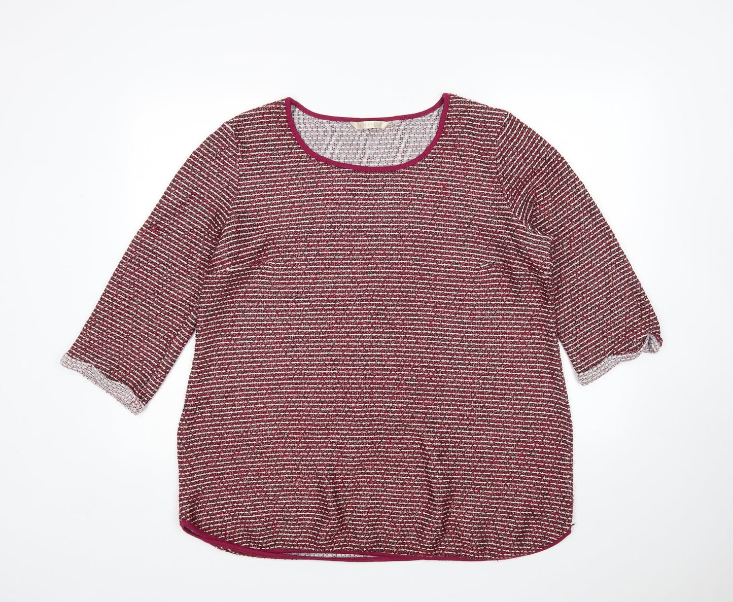 Epilogue Womens Multicoloured Striped  Pullover Jumper Size 18