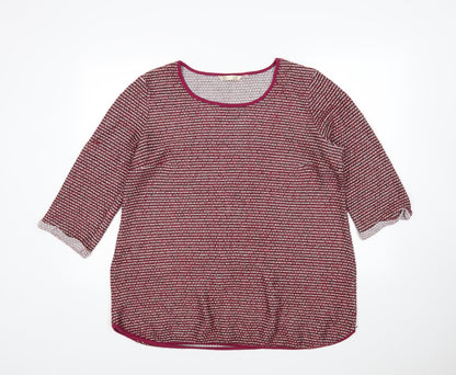 Epilogue Womens Multicoloured Striped  Pullover Jumper Size 18