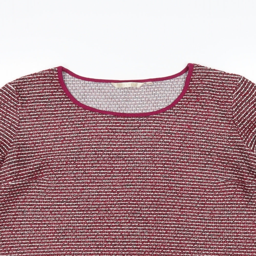 Epilogue Womens Multicoloured Striped  Pullover Jumper Size 18