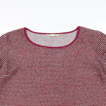 Epilogue Womens Multicoloured Striped  Pullover Jumper Size 18