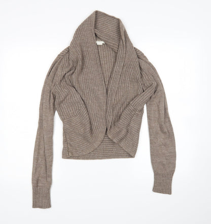 Womens UK Size S H&M Brown Cardigan Jumper
