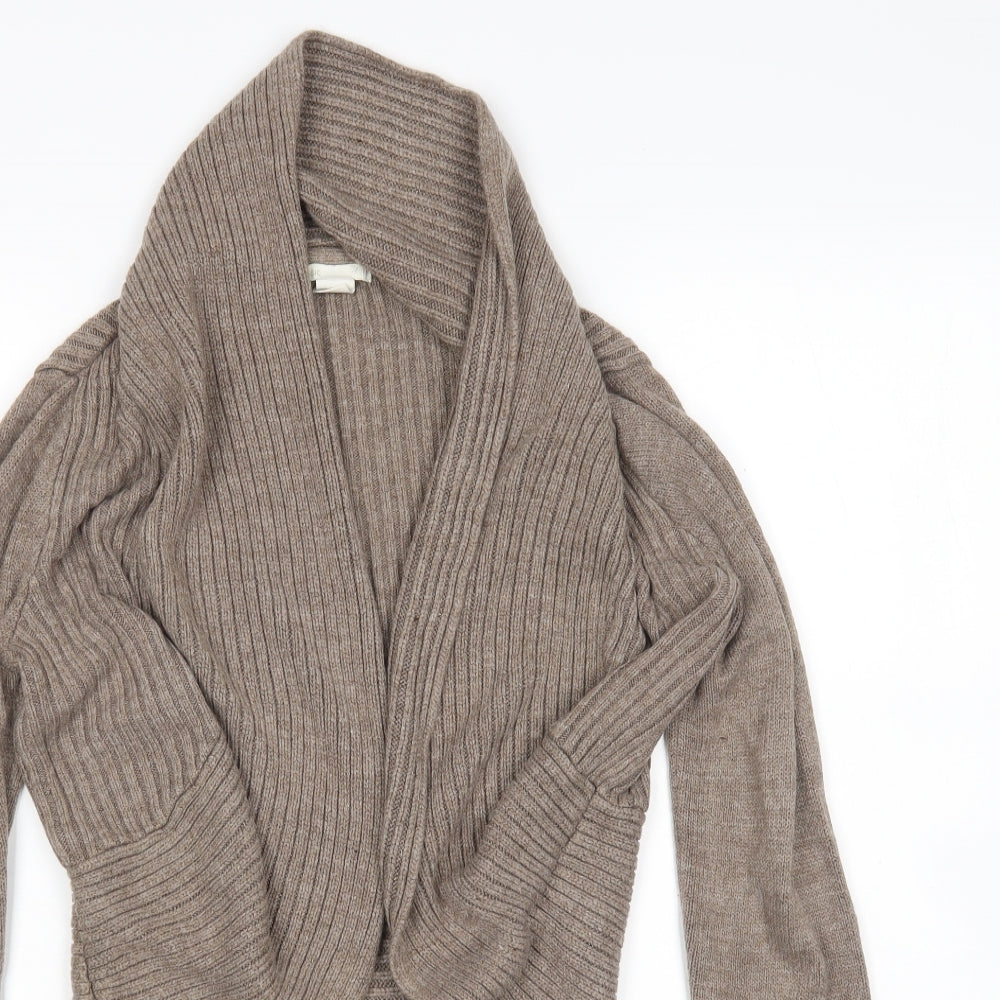 Womens UK Size S H&M Brown Cardigan Jumper