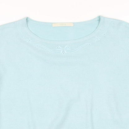 M&S Womens Green   Pullover Jumper Size 12