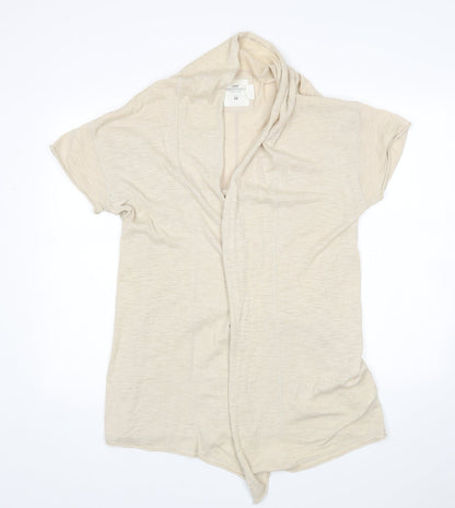 Womens UK Size M H&M Beige Cardigan Jumper