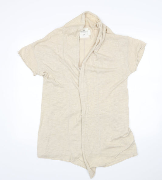 Womens UK Size M H&M Beige Cardigan Jumper