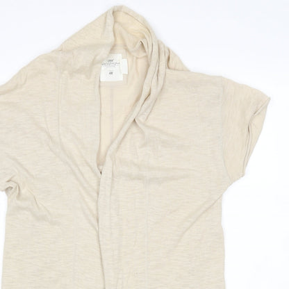 Womens UK Size M H&M Beige Cardigan Jumper