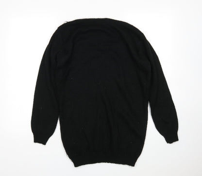 Womens UK Size S PRETTYLITTLETHING Black Pullover Jumper