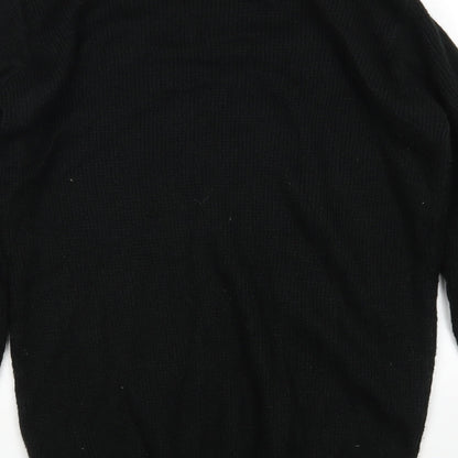 Womens UK Size S PRETTYLITTLETHING Black Pullover Jumper