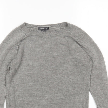 Primark Womens Grey   Pullover Jumper Size XS