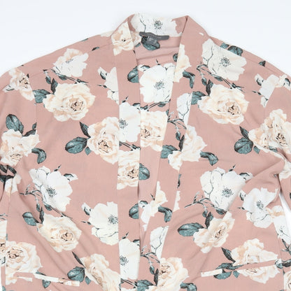 Atmosphere Womens Pink Floral  Wrap Dress  Size 12