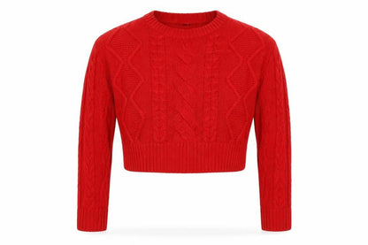 Womens UK Size M New Look Red Pullover Jumper