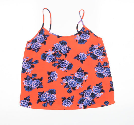 Papaya Womens Multicoloured Floral  Basic Blouse Size 8